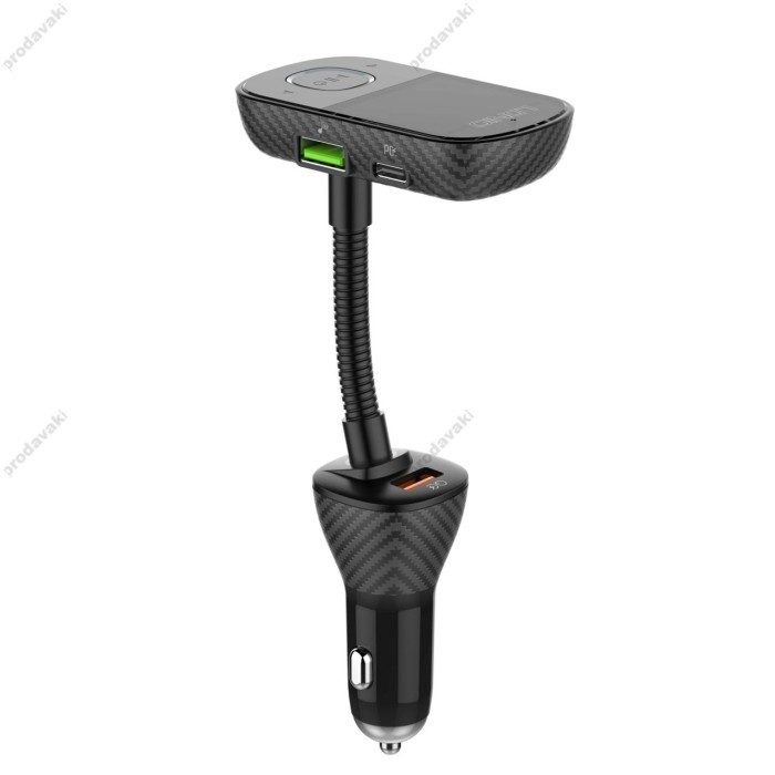 FM-трансмітер LDNIO C705Q Bluetooth 43W Black
